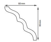 Taklist frigolit ES1