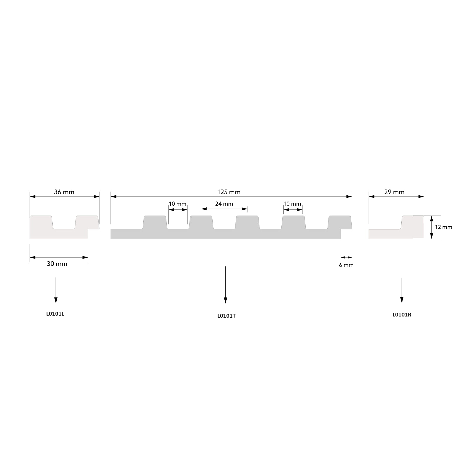 3D Väggpanel L0101T