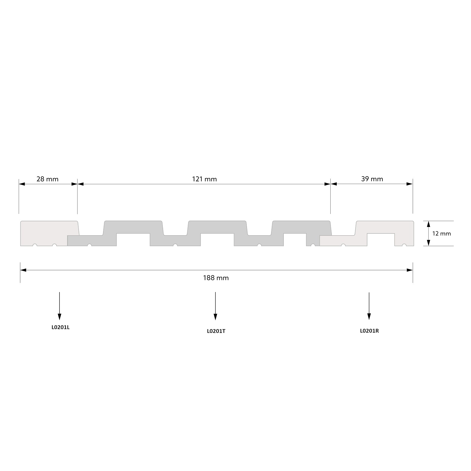 3D Väggpanel L0201T