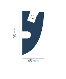 Taklist indirekt ljus KD304