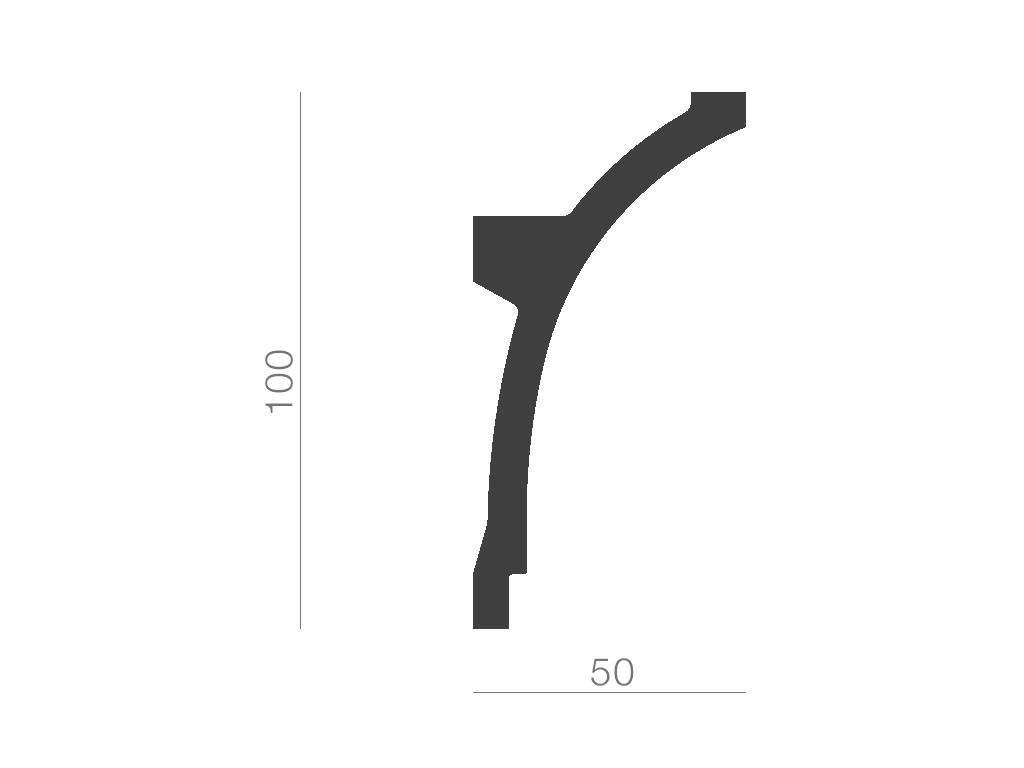 Taklist indirekt ljus KF704 Flex